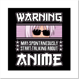 Warning May Spontaneously Start Talking About Anime Posters and Art